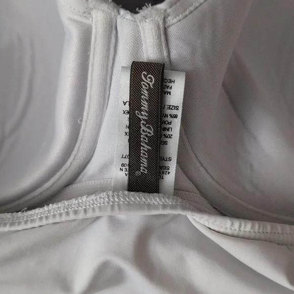 Tommy Bahama White Swimsuit Top - Picture 3 of 3